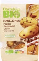 Madeleines pépites de chocolat