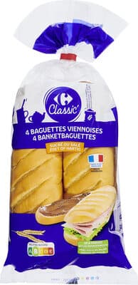 4 Baguettes viennoises