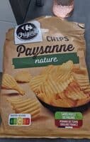 Chips paysanne nature