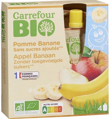 Pomme Banane Sans sucres ajoutés