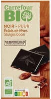 Chocolat noir aux éclats de fèves de cacao