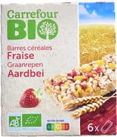 Barres céréales FRAISE