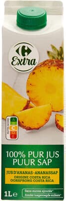 100% pur jus ananas