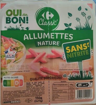 Allumettes nature