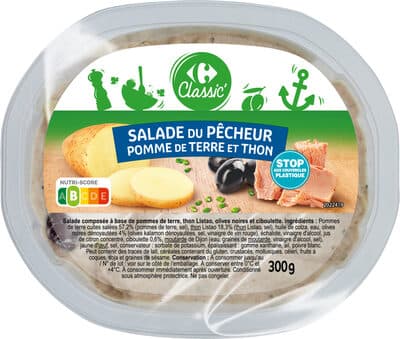 Salade du pêcheur pomme de terre et thon