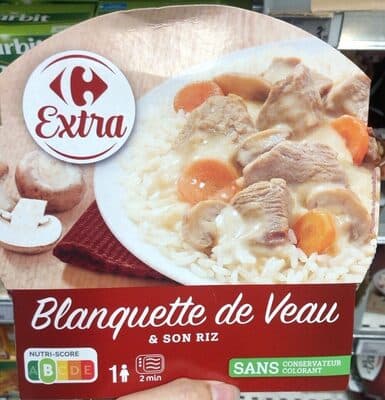 Blanquette de veau & son riz