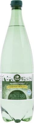 Eau minérale naturelle pétillante