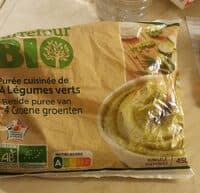 Purée cuisinée de 4 légumes verts