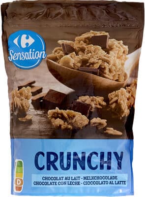Cereales crunchy chocolat au lait