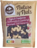 Nature of Nuts - Cajou & Cranberries sans sel ajouté