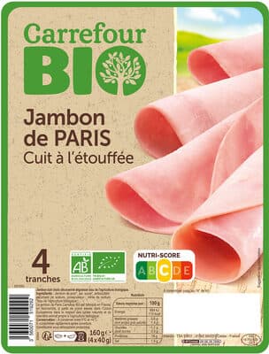 Jambon de Paris cuit à l’étuvée