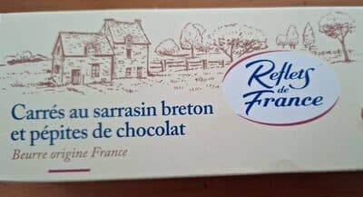 Carrés au sarrasin breton et pépites de chocolat