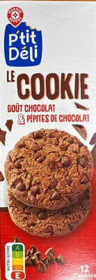 Le cookie goût chocolat et pépite de chocolat