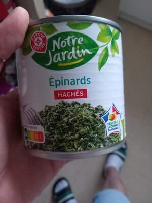 Épinards hachés