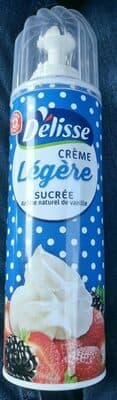 Crème sucrée allégée