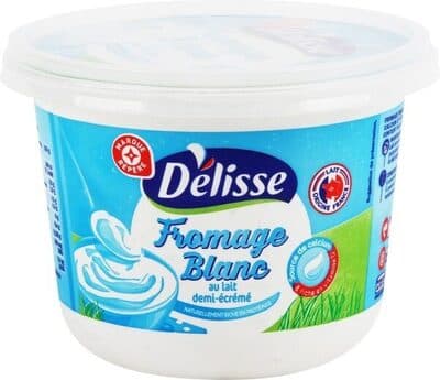 Fromage blanc au lait demi-écrémé, 3% de Mat. Gr.