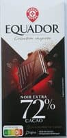Chocolat noir 72% cacao