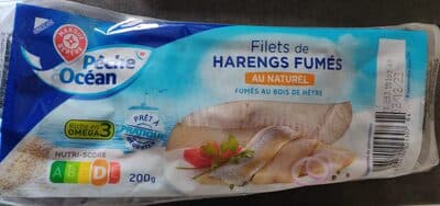Filets de harengs fumés au naturel