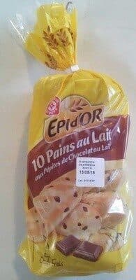 Pains au lait pépites choco x10