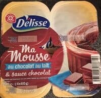 Mousse au chocolat au lait x 4