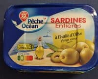 Sardines à l'huile d'olive extra vierge