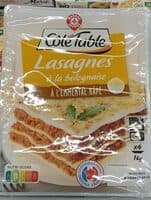 Lasagnes à la bolognaise