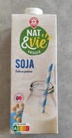 Boisson au soja nature brique
