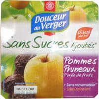 Purées pomme pruneaux