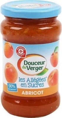 Confiture abricot Les allégées en sucres