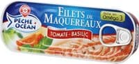 Filets de maquereaux tomate-basilic