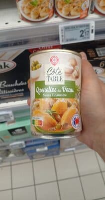 Quenelles de veau sauce financière