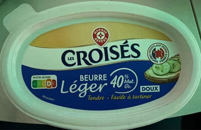 Beurre léger doux 40 % Mat. Gr.