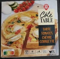 Tarte Tomates Chèvre Courgette