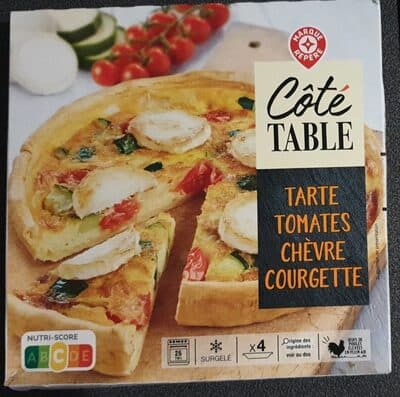 Tarte Tomates Chèvre Courgette
