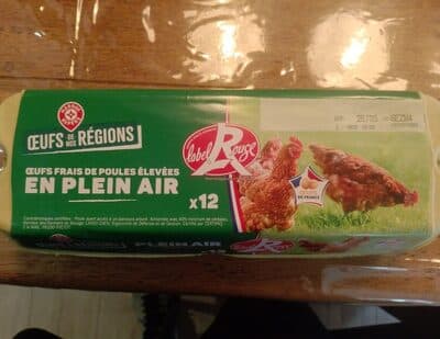 Oeuf de nos régions