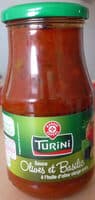 Sauce tomate olives et basilic