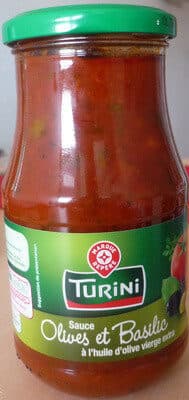 Sauce tomate olives et basilic