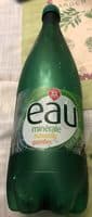 Eau minérale naturelle gazéifiée