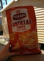 Tortillas chips goût chili