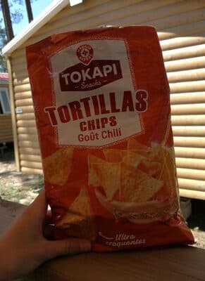 Tortillas chips goût chili