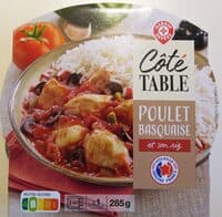Poulet Basquaise et son riz
