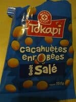Cacahuetes enrobées goût salé