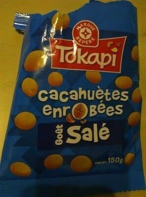 Cacahuetes enrobées goût salé