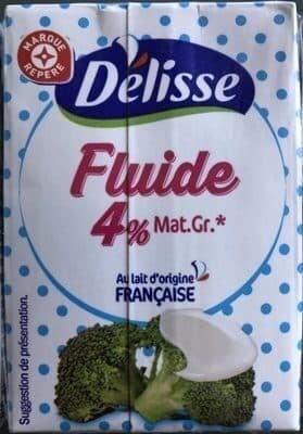 Spécialité laitière fluide UHT Fluide 4%mg