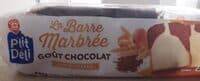 La barre marbrée gout chocolat