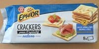 Crackers nature pour l'apéritif