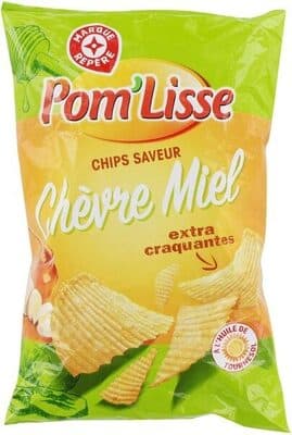 Chips ondulées saveur chèvre miel extra craquantes