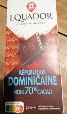 Chocolat noir République Dominicaine 70% cacao