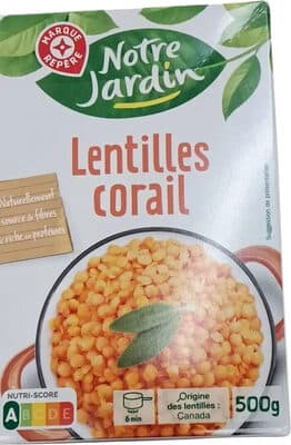 Lentilles corail