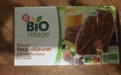 Biscuits petit déjeuner choco-noisette
